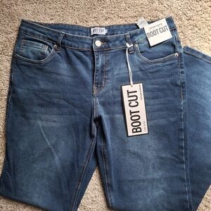 Refuge Women's Deep Indigo Boot Cut Jeans